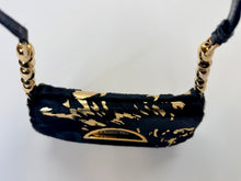 Load image into Gallery viewer, Christian Dior Black and Gold Beaded Strap Malice Handbag