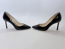 Load image into Gallery viewer, Jimmy Choo Abel Black Patent Leather Pumps Size 37