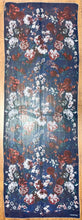 Load image into Gallery viewer, Valentino Garavani Blue Floral Silk Scarf