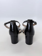 Load image into Gallery viewer, Manolo Blahnik Black Lauratomod 50 Sandals Size 37 1/2