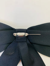 Load image into Gallery viewer, CHANEL Black CC Bow Brooch