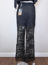 Load image into Gallery viewer, Self Portrait Black Lace Trouser Sizes 4, 6 and 8
