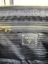 Load image into Gallery viewer, Prada Black Gaufre Tote Bag