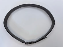 Load image into Gallery viewer, Burberry Grey Metallic and Floral Check Belt Size 36/90