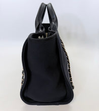 Load image into Gallery viewer, CHANEL Black Deauville Shopping Bag