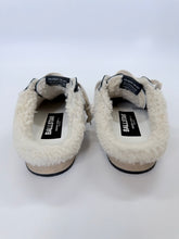 Load image into Gallery viewer, Golden Goose Black Leather and Shearling Ball Star Sabots Size 39