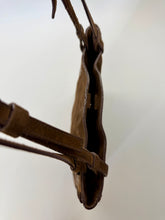 Load image into Gallery viewer, Prada Brown Scamosciato Whipstitched Logo Messenger Bag