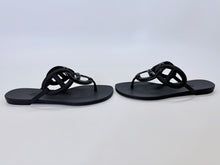 Load image into Gallery viewer, Hermès Noir Egerie Chaine d’ Ancre Sandal Size 39