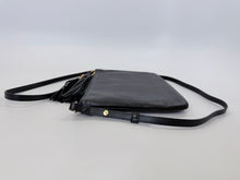 Load image into Gallery viewer, Saint Laurent Black Monogram Crossbody Bag with Tassel