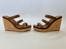 Load image into Gallery viewer, Jimmy Choo Athenia 110 Brown Wedge Size 37