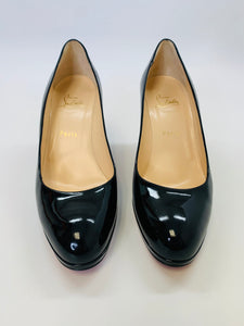 Christian Louboutin Black Prorata 90 Pump Size 39 1/2