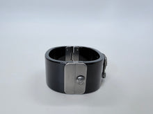 Load image into Gallery viewer, CHANEL Black Crystal CC Cuff