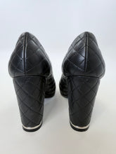 Load image into Gallery viewer, CHANEL Black CC Side Pump Size 38