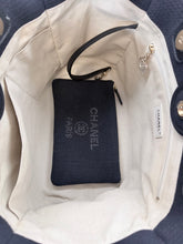 Load image into Gallery viewer, CHANEL Black Deauville Shopping Bag