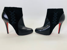 Load image into Gallery viewer, Christian Louboutin Black Lace Up Booties Size 40