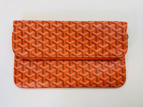 Goyard Orange Sainte-Marie MM Clutch Bag