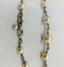 Load image into Gallery viewer, CHANEL Classic Long Man Made Pearl CC Necklace