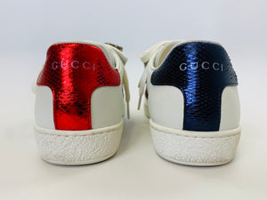 Gucci Ace Crystal Bow Sneakers Size 36 1/2