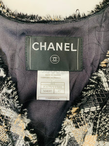 CHANEL Tweed and Fringe Jacket Size 42