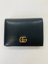 Load image into Gallery viewer, Gucci Black Interlocking G Card Wallet Case