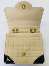 Load image into Gallery viewer, CHANEL Vintage Camel and Black Flap Bag