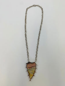 Rainey Elizabeth Heart Pendant Necklace