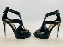 Load image into Gallery viewer, Alexander McQueen Black Platform Sandals Size 40