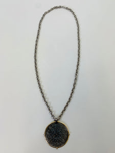 Rainey Elizabeth Coin Pendant Necklace