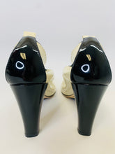 Load image into Gallery viewer, CHANEL CC Side Cap Toe Pumps Size 39 1/2