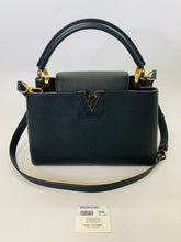 Load image into Gallery viewer, Louis Vuitton Noir Capucines MM Bag