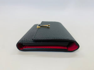 Louis Vuitton Noir Capucines Compact Wallet