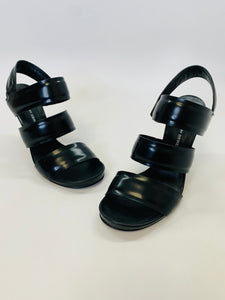 Derek Lam 10 Crosby Black Sandals Size 6 1/2