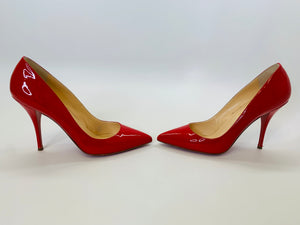 Christian Louboutin Red Kate 100mm Pumps Size 39 1/2