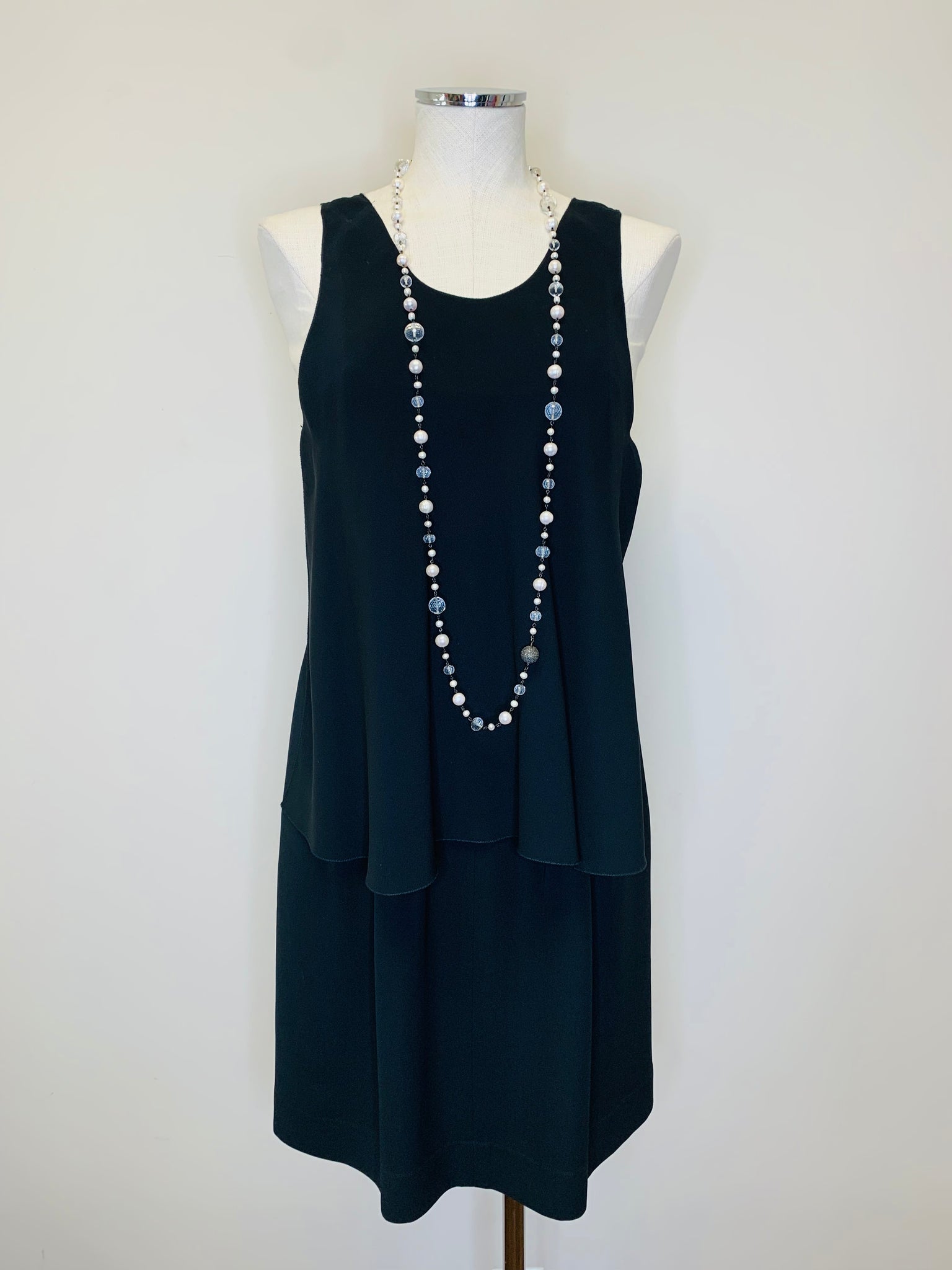 CHANEL Black Dress With CC Buttons Size 40 JDEX Styles CHANEL Black Dress With CC Buttons Size 40 JDEX Styles