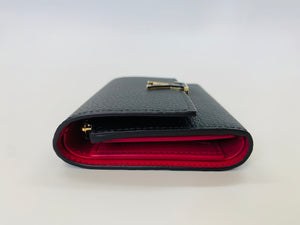 Louis Vuitton Noir Capucines Compact Wallet