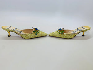 Manolo Blahnik Jeweled Mule Size 37