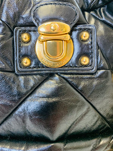 Marc Jacobs Black Leather Shoulder Bag