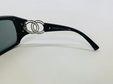 Load image into Gallery viewer, CHANEL Black and Silver CC Sunglasses