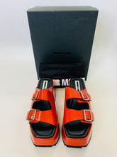 Load image into Gallery viewer, McQ by Alexander McQueen Red Debbie Platform Sandal Size 37