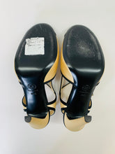 Load image into Gallery viewer, CHANEL CC Side Strappy Pump Size 39 1/2