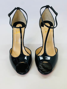 Christian Louboutin Black Senora Sandals Size 39 1/2