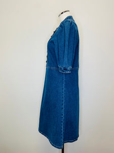 see by chloe denim dress See By Chloe Truly Navy Denim Dress Women's Size XS