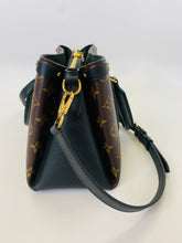 Load image into Gallery viewer, Louis Vuitton Coated Monogram Canvas and Noir Leather Soufflot BB Bag