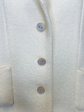 Load image into Gallery viewer, CHANEL Ivory Tweed Jacket Size 42