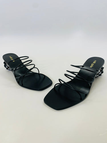 Cult Gaia Black Kelly Sandal Size 37