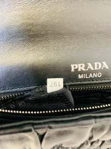 Prada Black Small Cross Body Chain Flap Bag