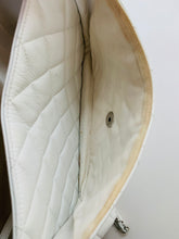 Load image into Gallery viewer, CHANEL White Large Adjustable Chain Flap Bag