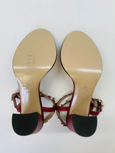 Load image into Gallery viewer, Valentino Garavani Rubino Block Heel Rockstud Sandals Size 39 1/2
