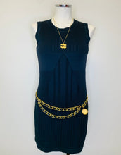 Load image into Gallery viewer, CHANEL Black Mini Dress Size 36