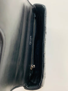 Prada Black Small Cross Body Chain Flap Bag